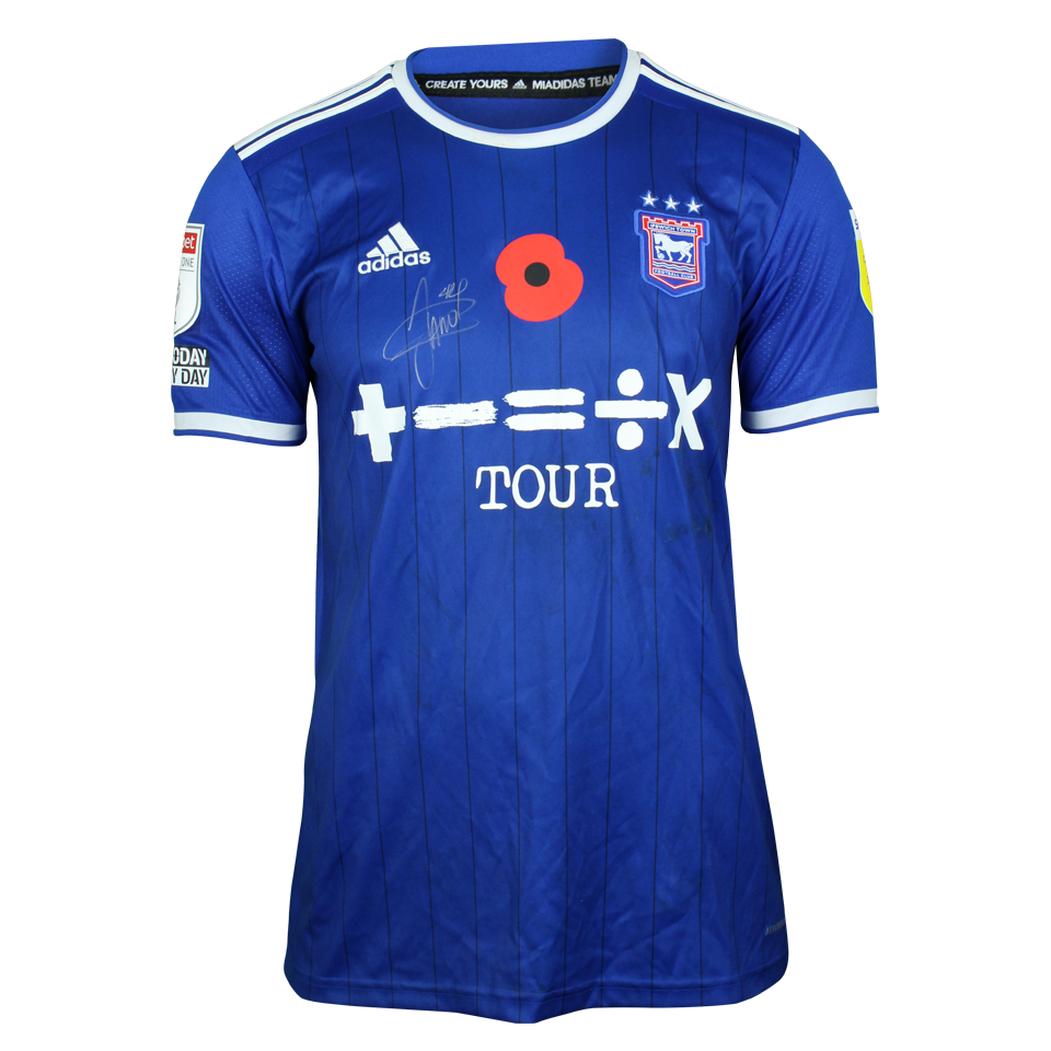 来自Ipswich Town的Janoi Donacien球衣