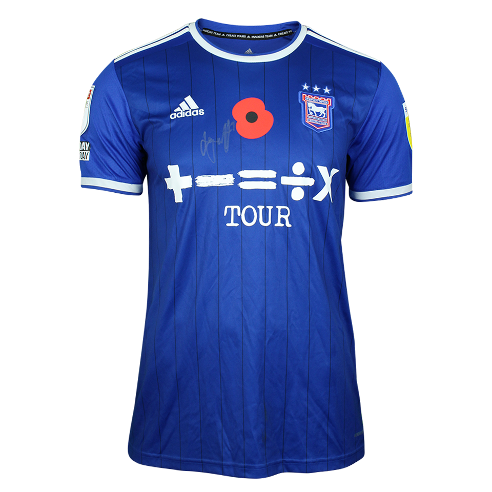 来自Ipswich Town的Joe Pigott球衣