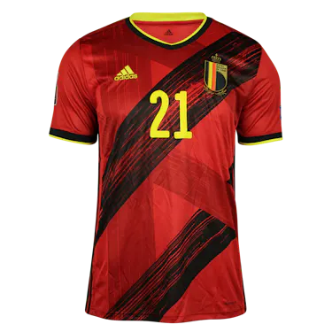 来自Belgium的Timothy Castagne球衣