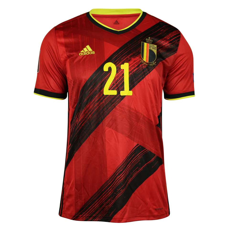 来自Belgium的Timothy Castagne球衣