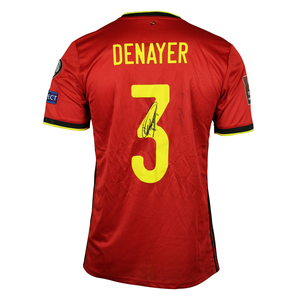 Jason Denayer Belgium shirt