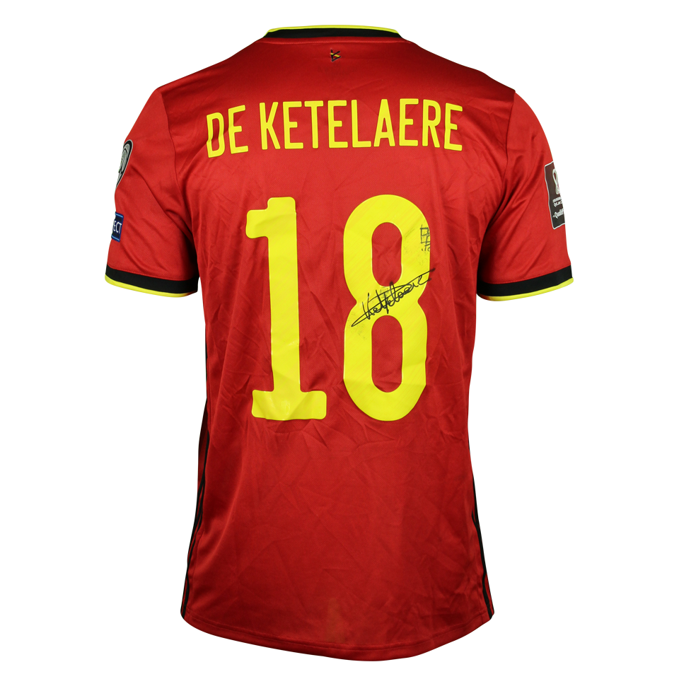Charles De Ketelaere Belgium jersey