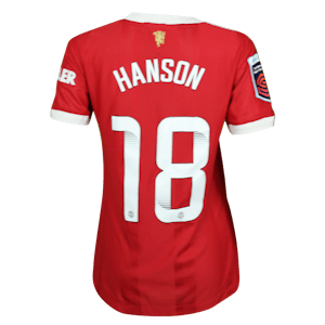 Kirsty Hanson Manchester United WFC jersey