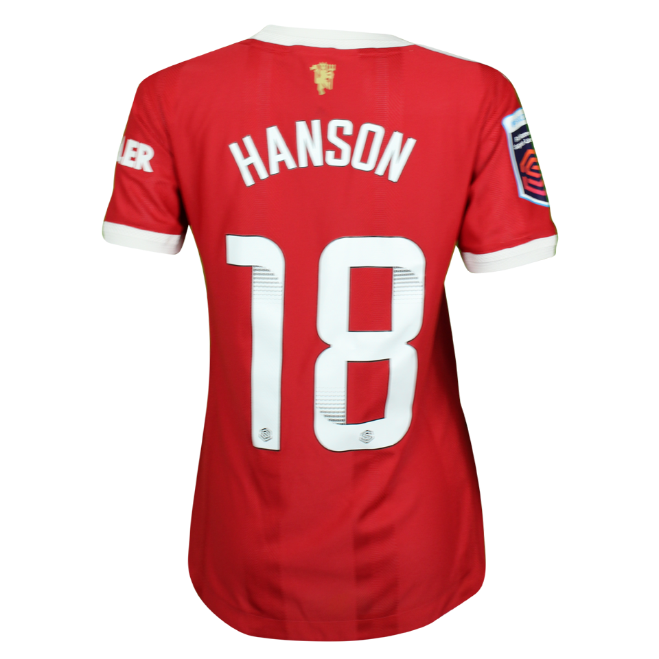 Kirsty Hanson Manchester United WFC jersey