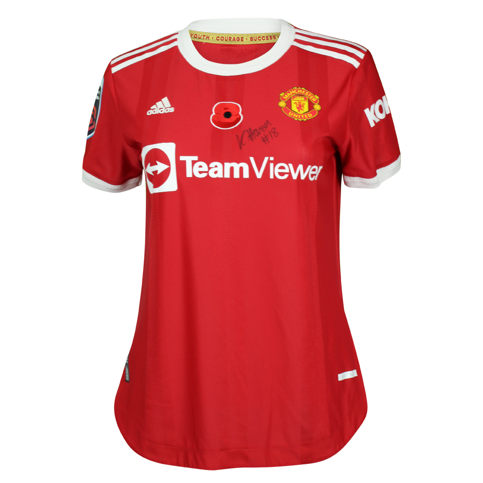 Kirsty Hanson Manchester United WFC jersey