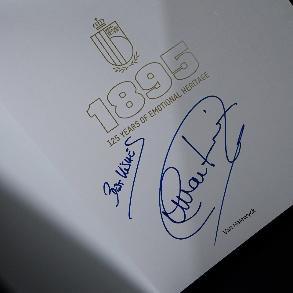 RBFA Photobook 125 YEARS Signed By Martinez (EN)