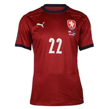 来自Czechia的Tomáš Souček球衣