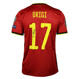 Divock Origi Belgium shirt