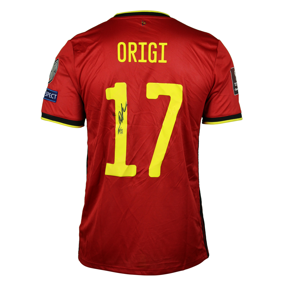 Divock Origi Belgium shirt