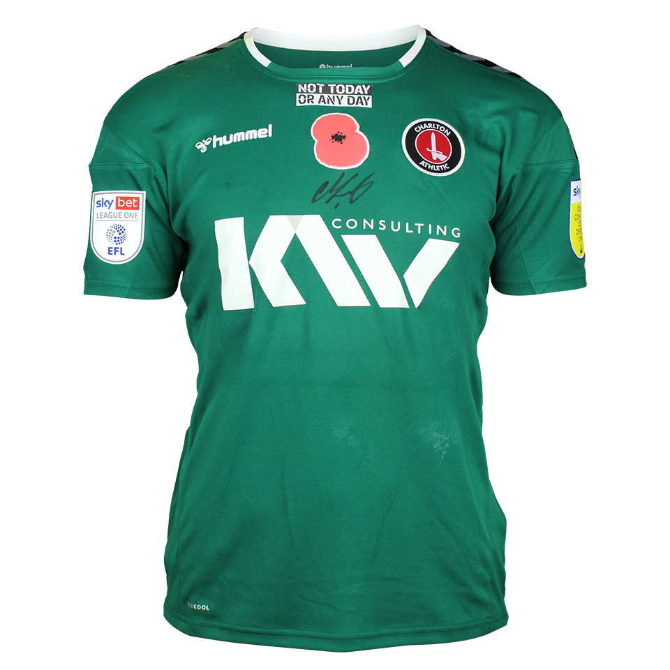 Craig MacGillivray Charlton Athletic shirt