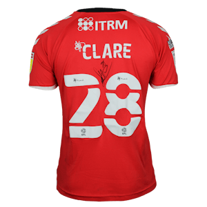Sean Clare Charlton Athletic shirt