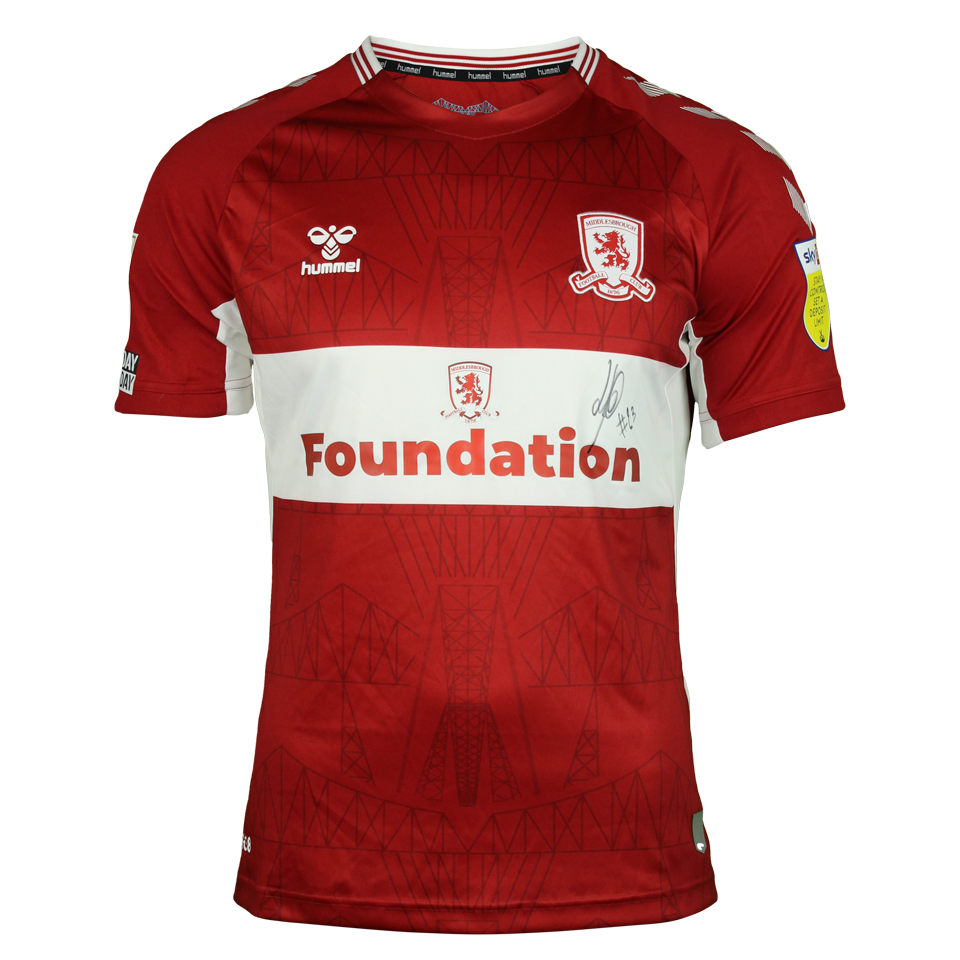 James Edward Lea Siliki Middlesbrough shirt