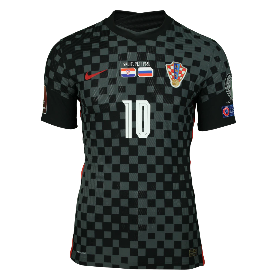 来自Croatia的Luka Modrić球衣