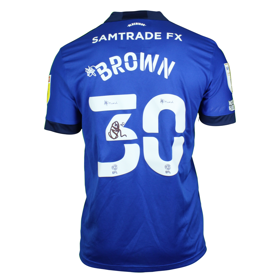 Ciaron Brown  Cardiff City FC shirt