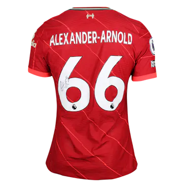 来自Liverpool的Trent Alexander-Arnold球衣