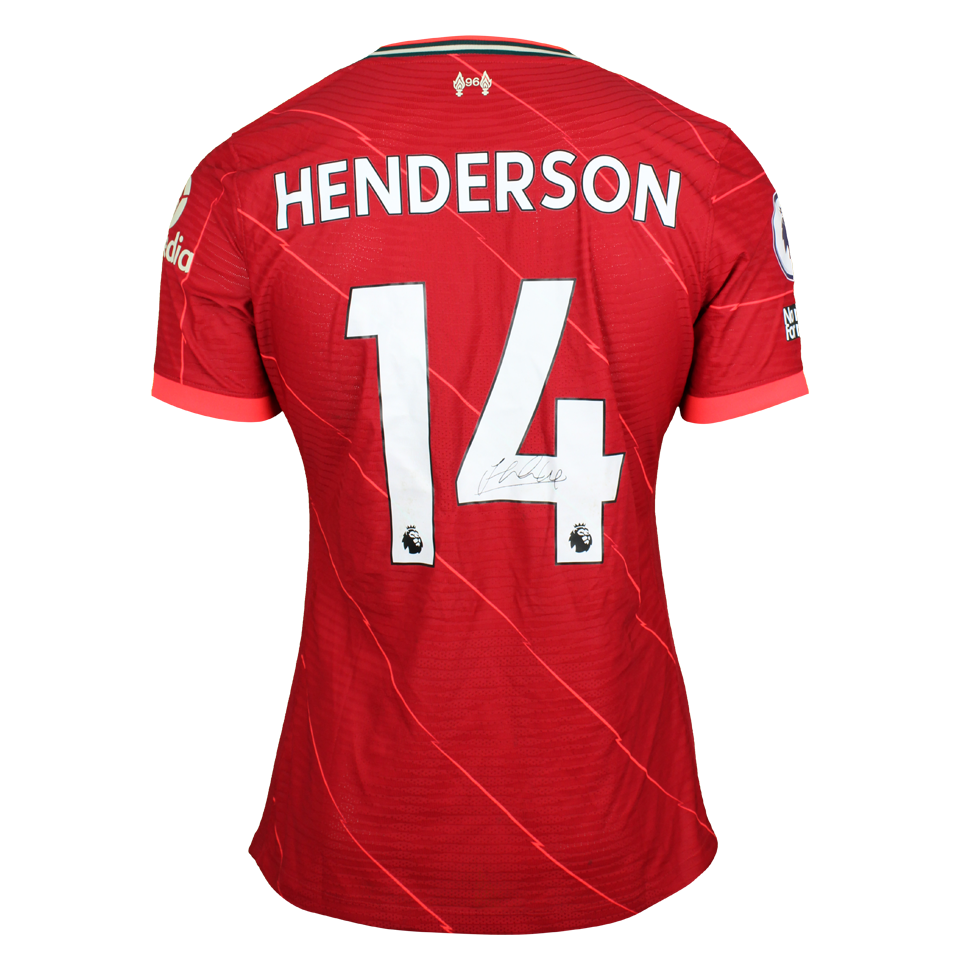 Jordan Henderson Liverpool shirt