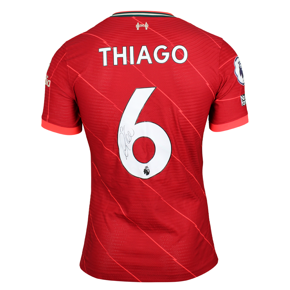 Thiago Alcântara Liverpool shirt