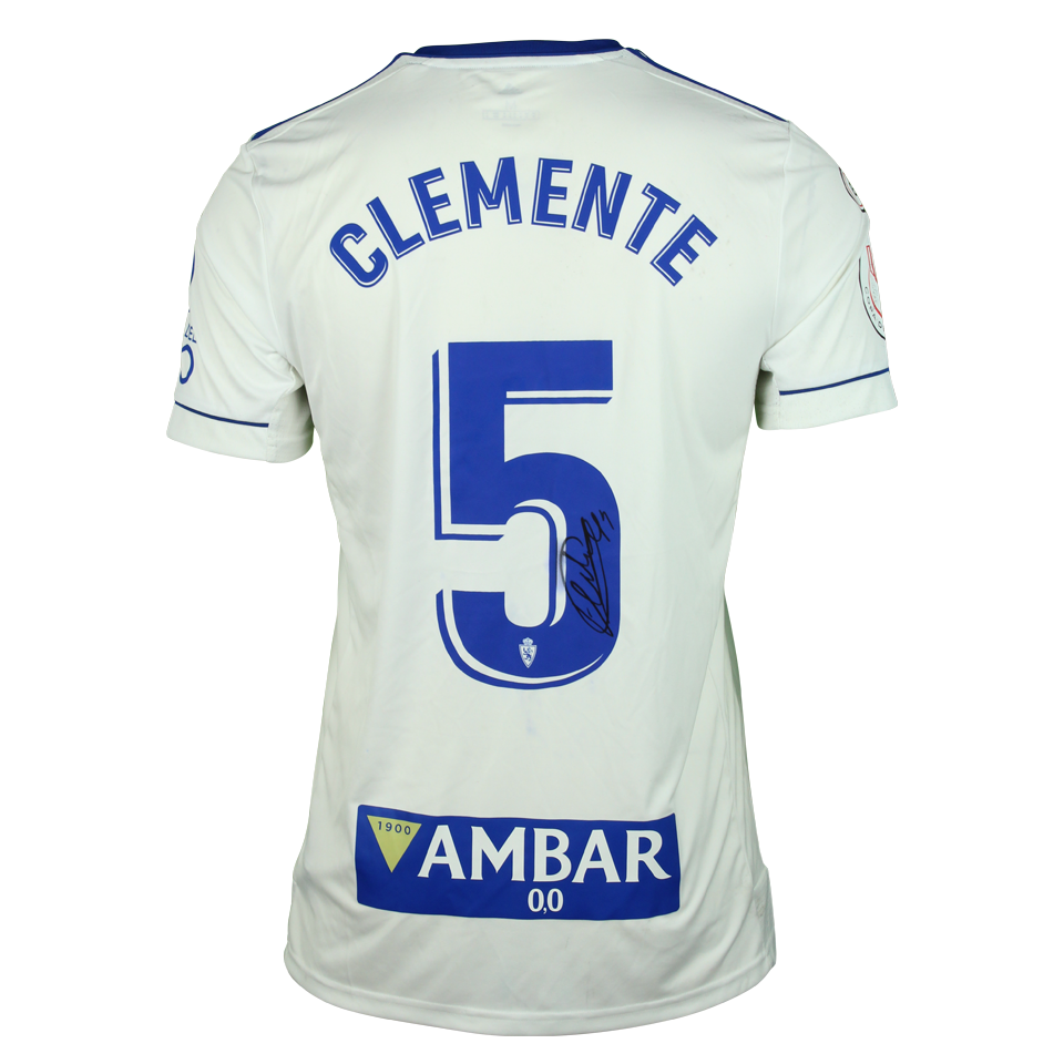 Enrique Clemente Maza Real Zaragoza camisa.