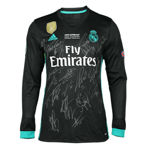 UEFA Supercup Skopje 8/8/17 - Signed by all
