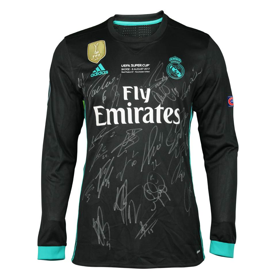 UEFA Supercup Skopje 8/8/17 - Signed by all