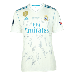 UEFA Supercup Skopje 8/8/17 - Signed by all