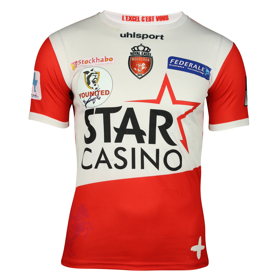 Jason Bourdouxhe Royal Excel Mouscron shirt