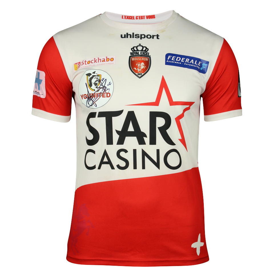 Camisa de Lucas Ribeiro Costa Royal Excel Mouscron