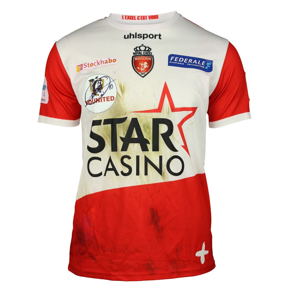 Teddy Chevalier Royal Excel Mouscron shirt