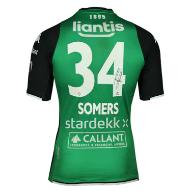 来自Cercle Brugge的Thibo Somers球衣