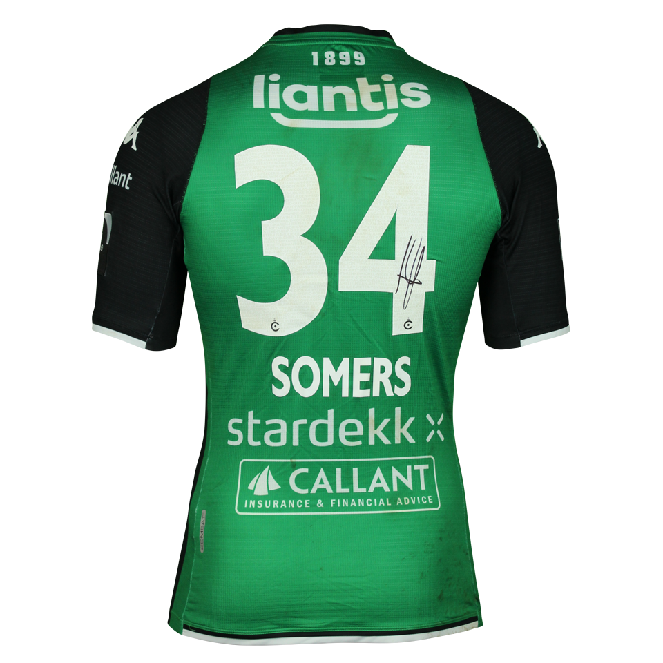 来自Cercle Brugge的Thibo Somers球衣