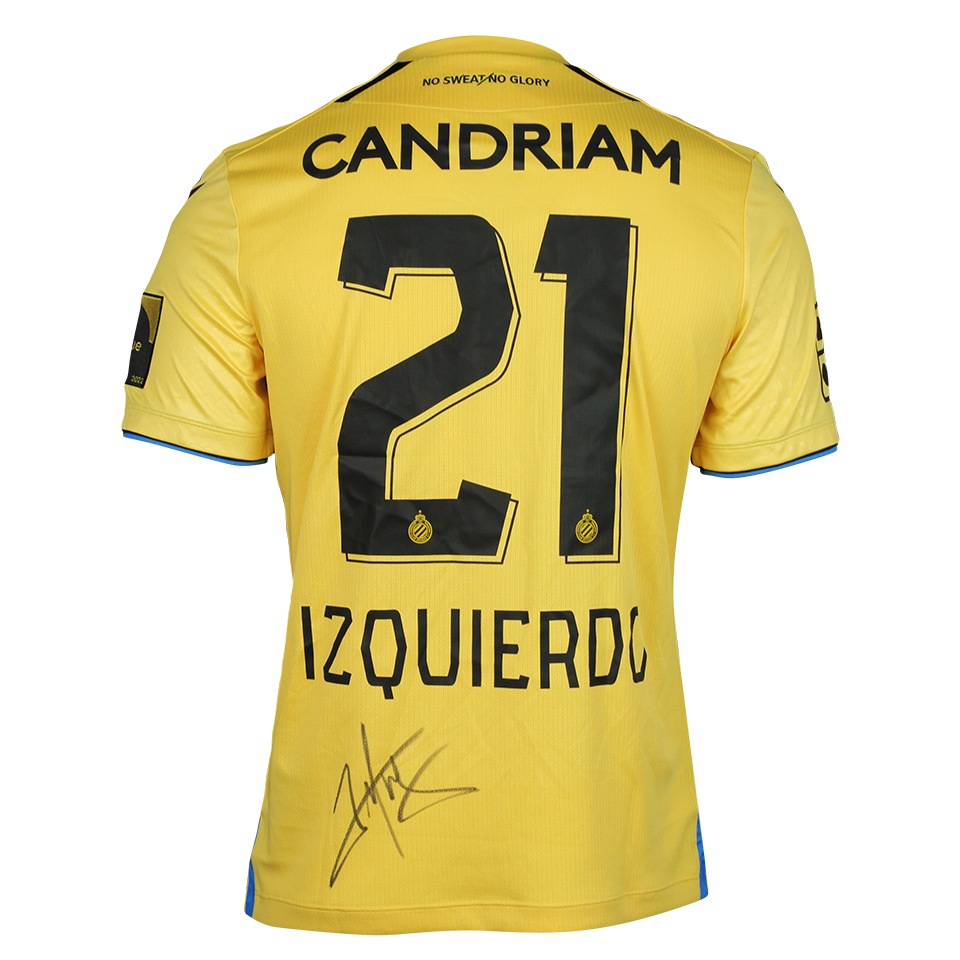 José Izquierdo Club Brugge shirt