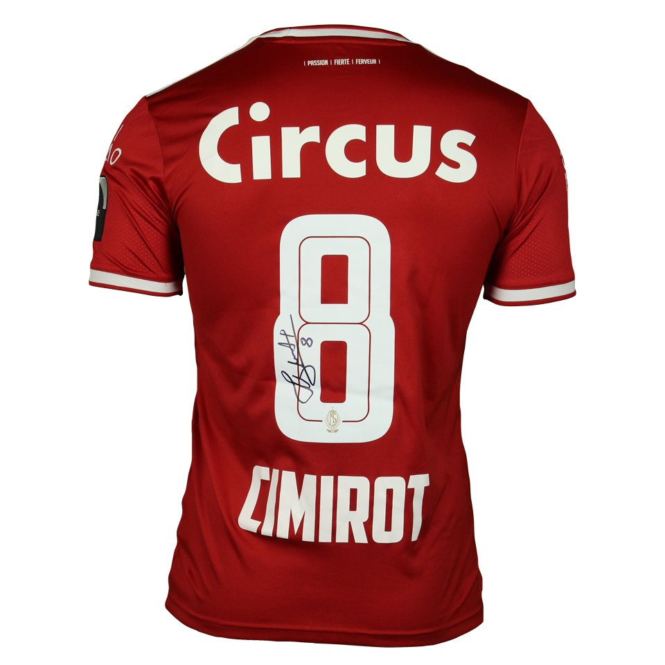 来自Standard de Liège的Gojko Cimirot球衣