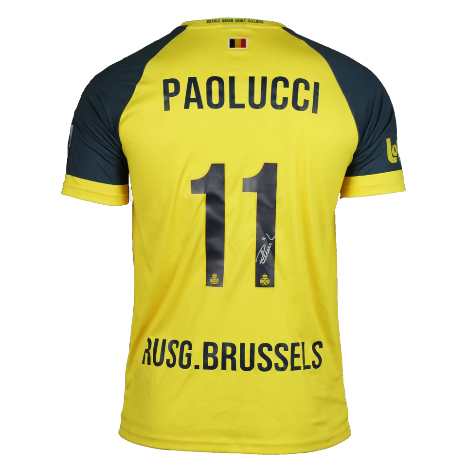 Lorenzo Paolucci Royale Union Saint-Gilloise shirt