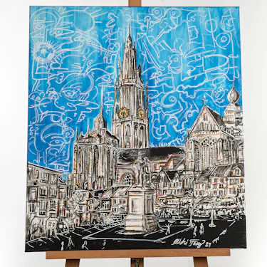 Painting Of Antwerp | Painted By Michael Frey