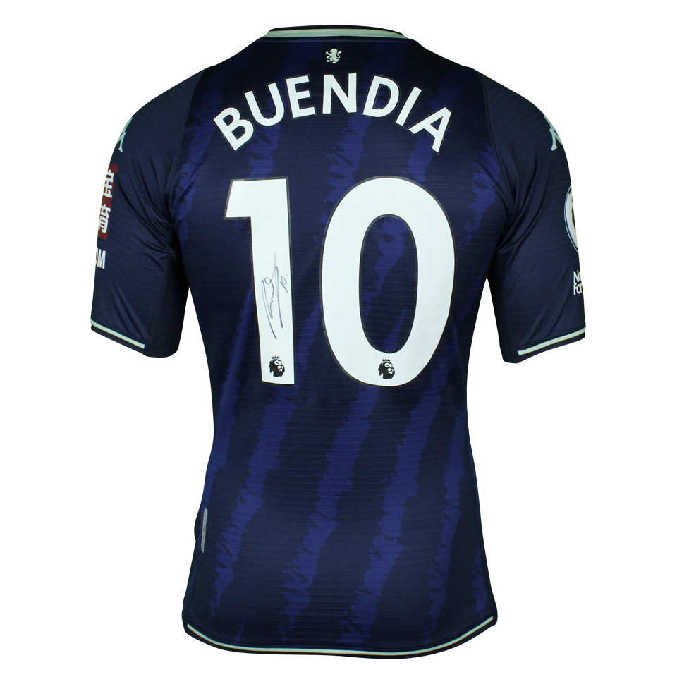 Emiliano Buendía Aston Villa camisa.