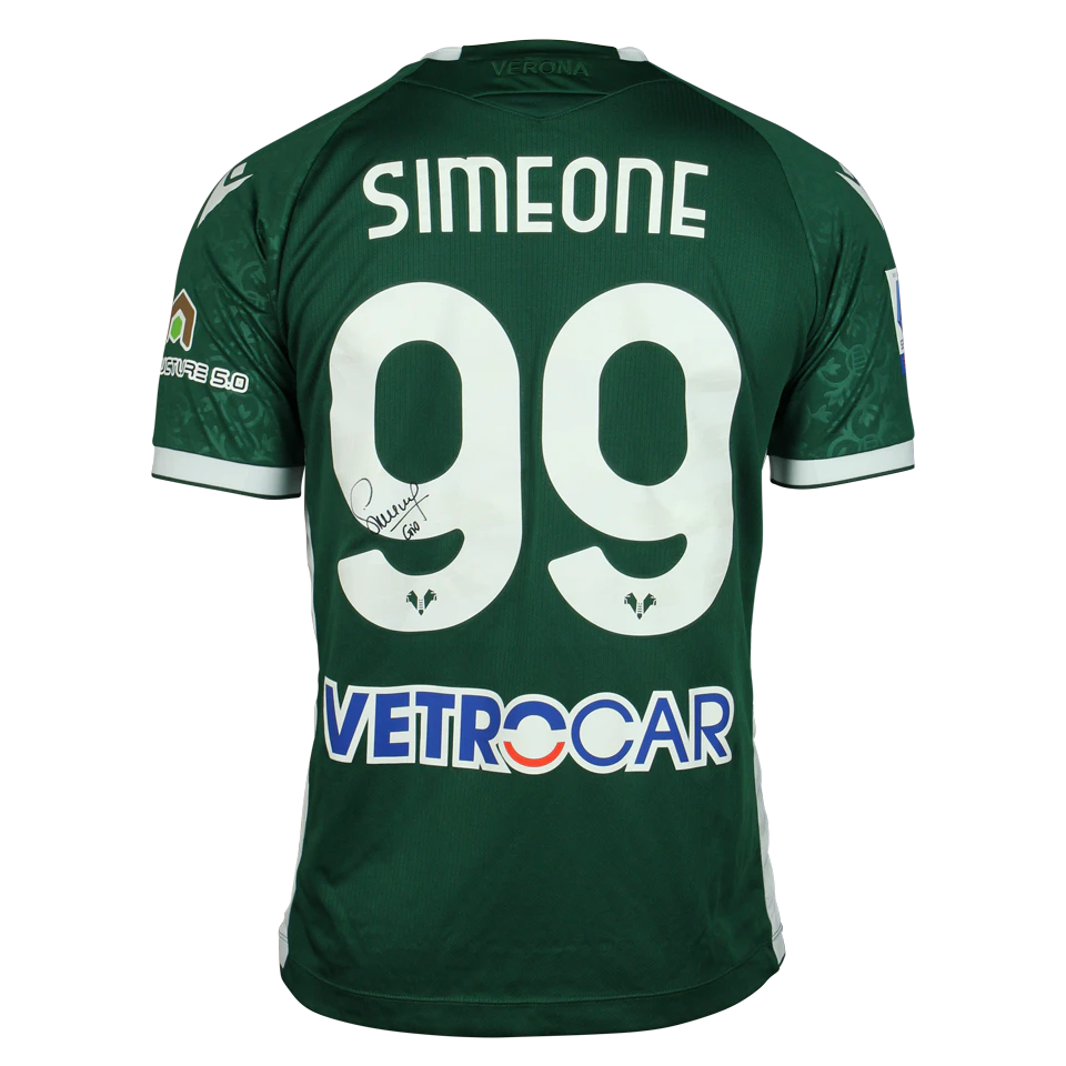 Giovanni Simeone | Spezia - Hellas Verona | MatchWornShirt
