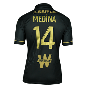 RC Lens 팀의 Facundo Medina 셔츠