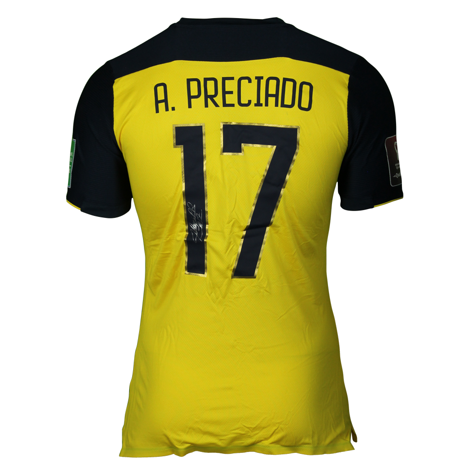 Angelo Smit Preciado Quiñónez Ecuador shirt