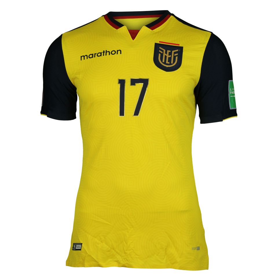 Angelo Smit Preciado Quiñónez Ecuador shirt