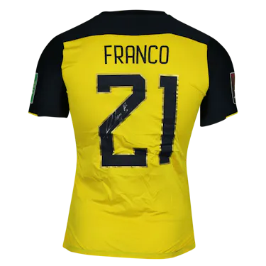 来自Ecuador的Alan Steven Franco Palma球衣