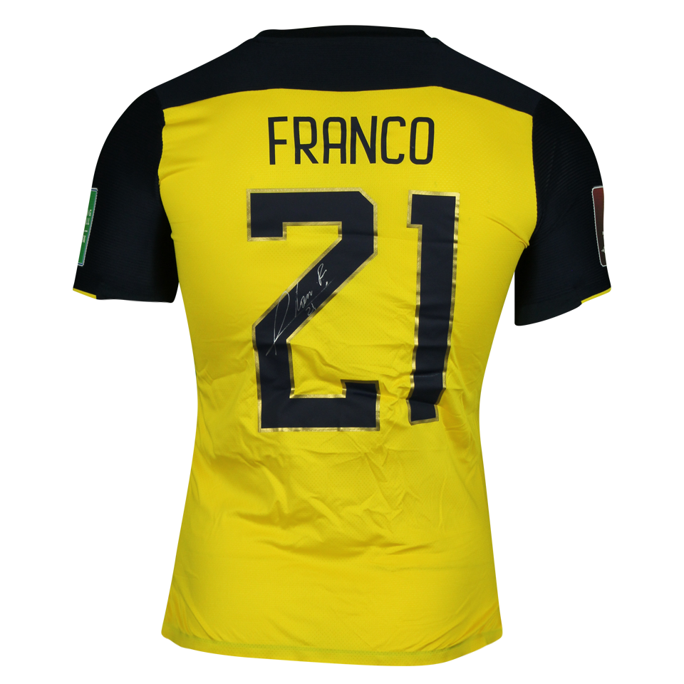 来自Ecuador的Alan Steven Franco Palma球衣