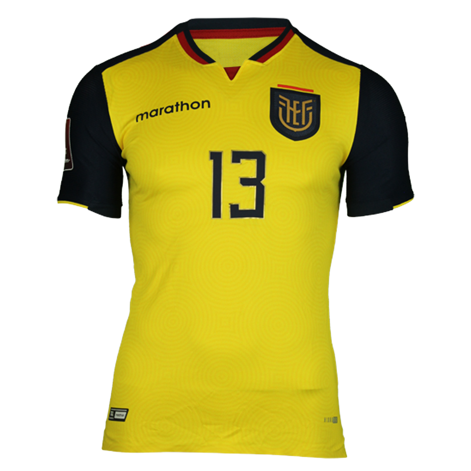 Enner Remberto Valencia Lastra Ecuador camisa.