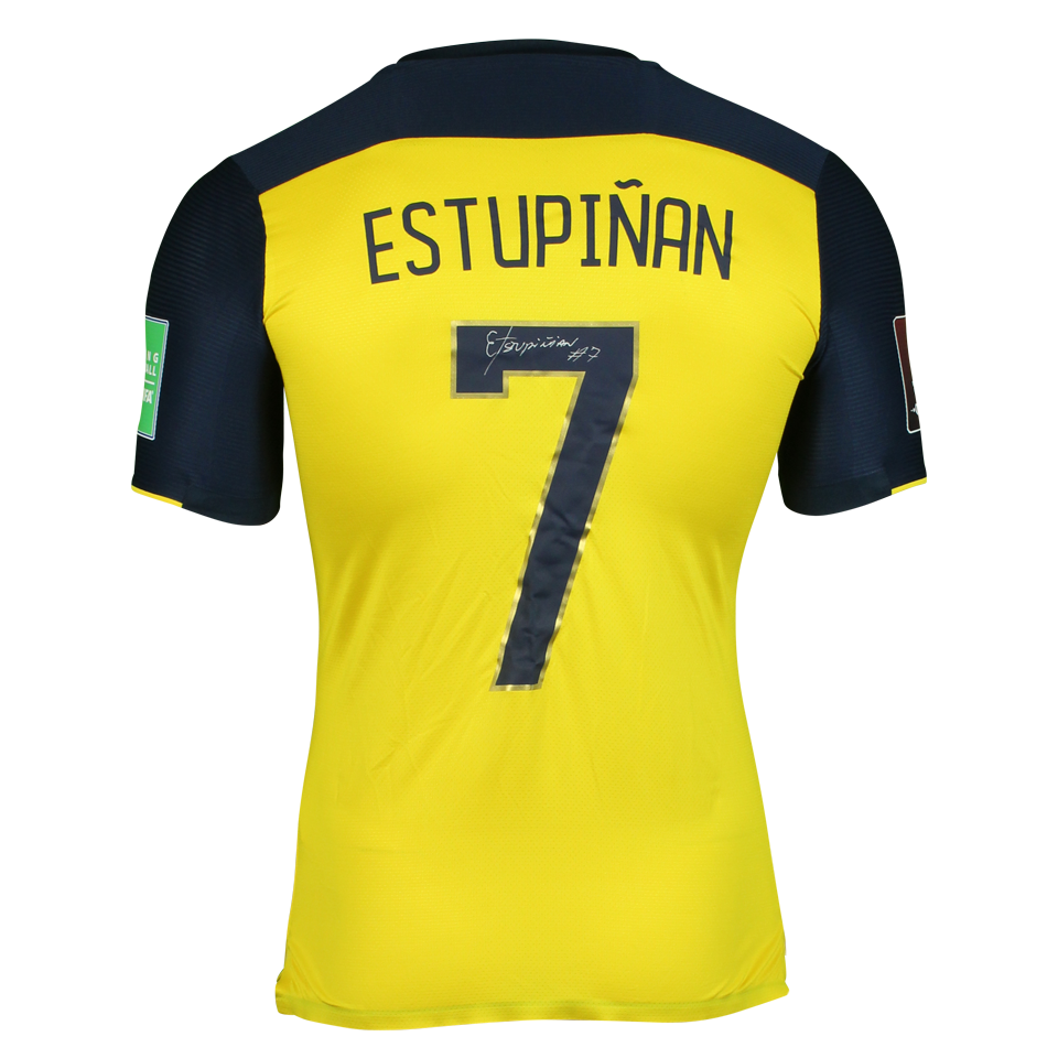 Maglia di Pervis Josué Estupiñán Tenorio (Ecuador)