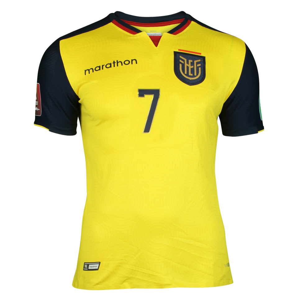 Maglia di Pervis Josué Estupiñán Tenorio (Ecuador)
