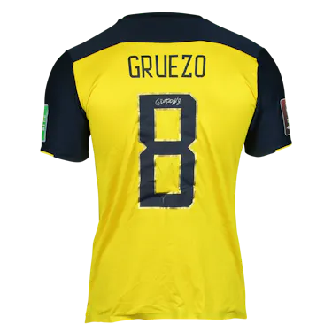 来自Ecuador的Carlos Gruezo球衣