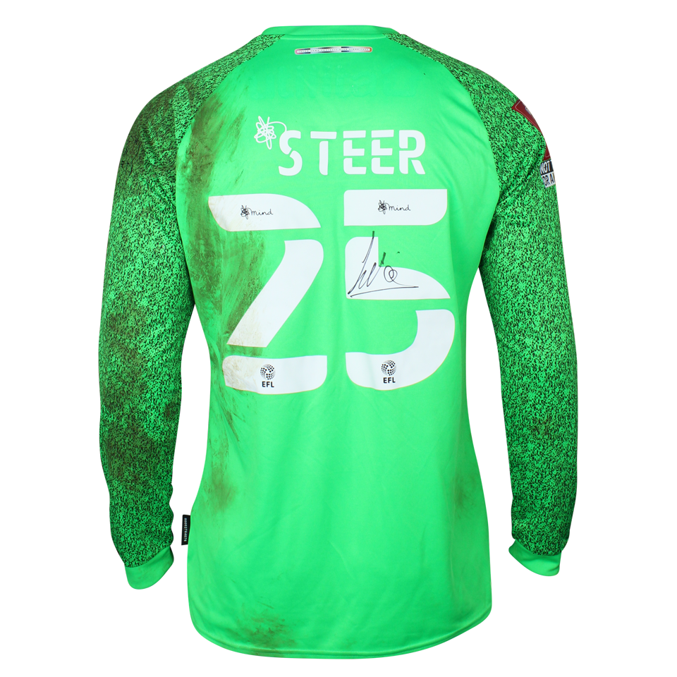 Jed Steer Luton Town shirt