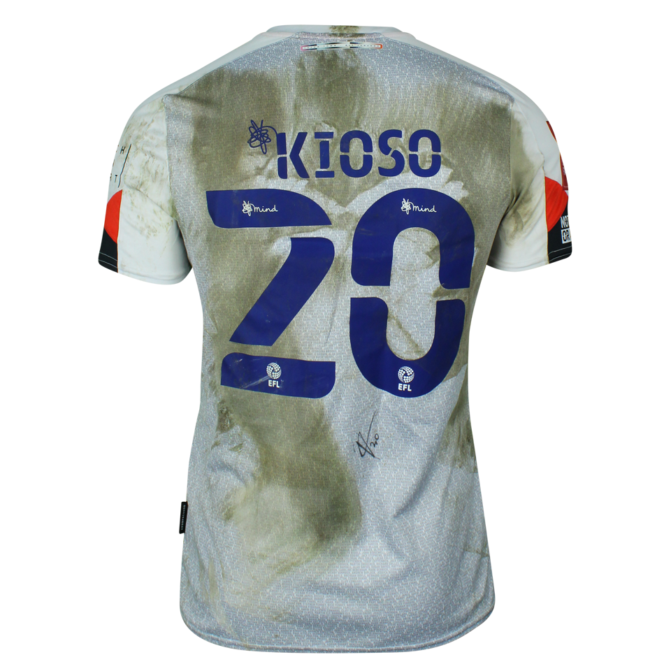 Peter Kioso Luton Town shirt