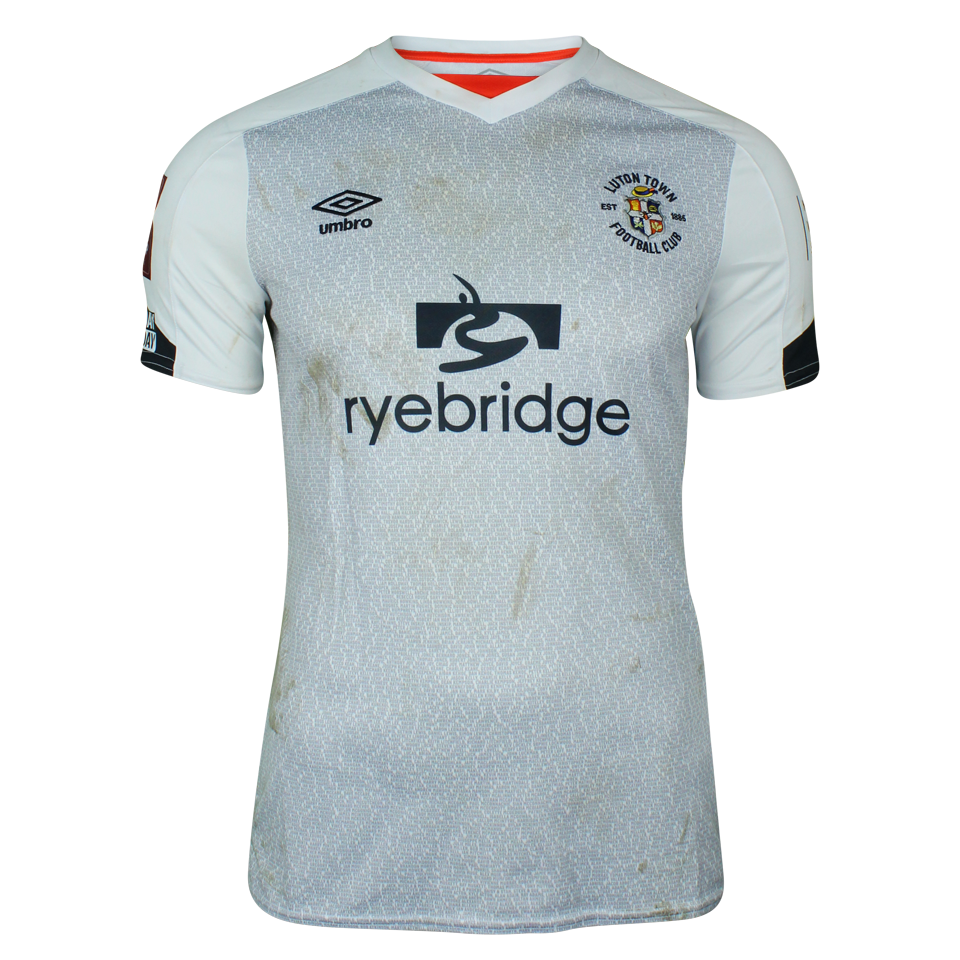 Peter Kioso Luton Town shirt