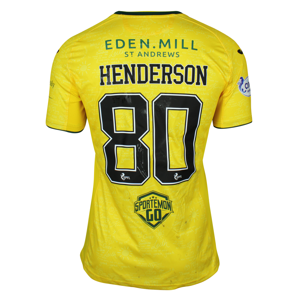 Ewan Henderson Hibernian shirt