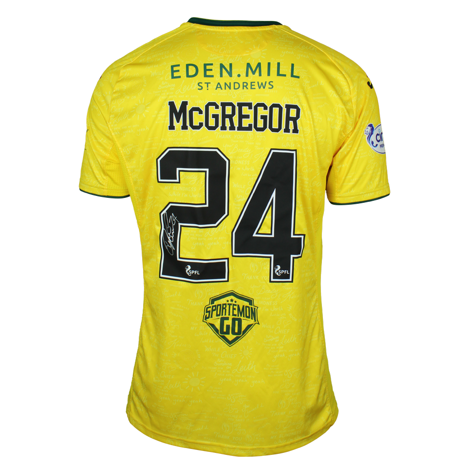 Darren McGregor Hibernian shirt